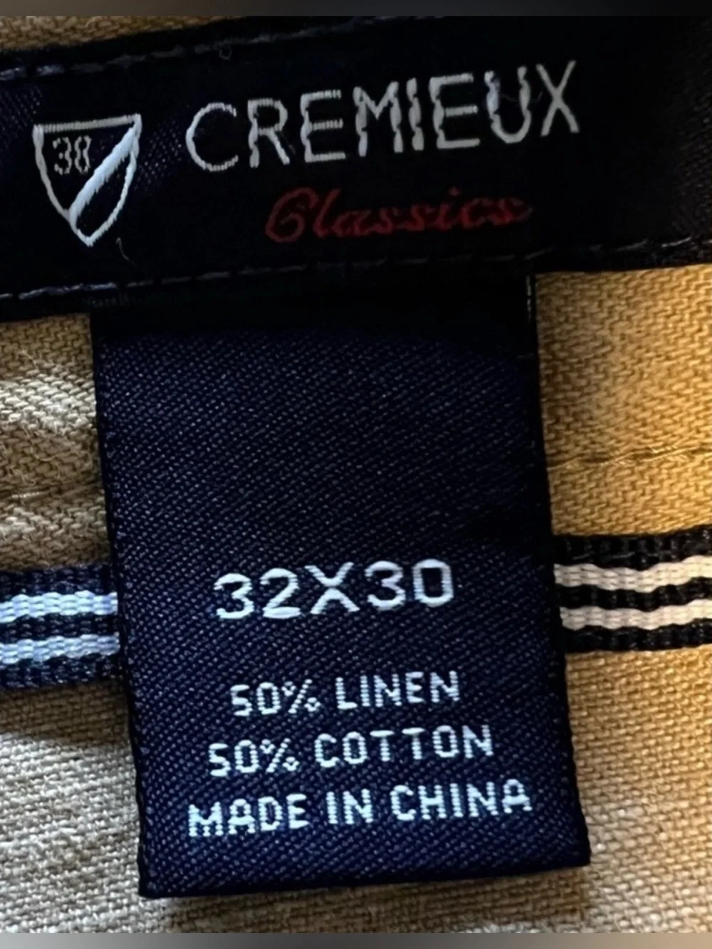 Cremieux linen and cotton slacks